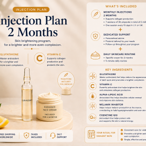2-Month Skin Whitening Injection Plan